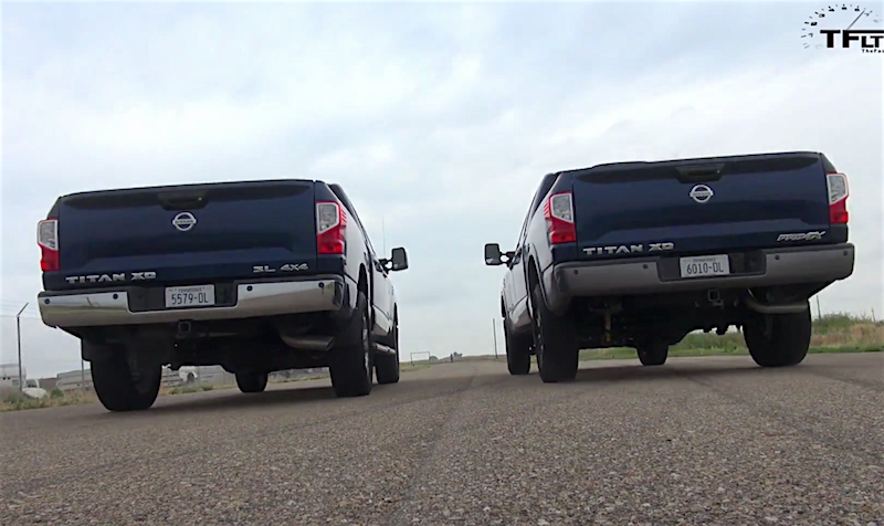 Nissan titan drag race #5