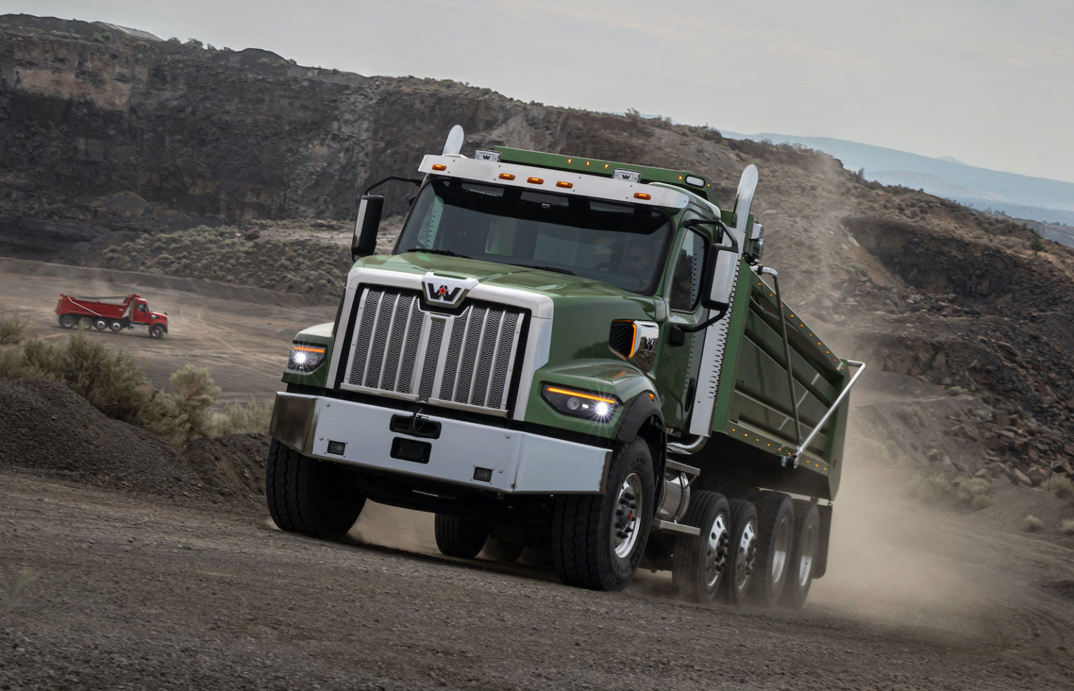 Video I Drive A New 64 000 Lbs Western Star 49X Dump Truck On An Off