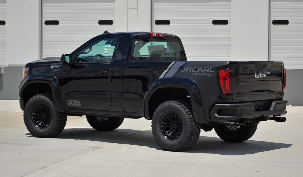 This GMC Sierra Jackal By PaxPower Packs a Widebody Kit with King