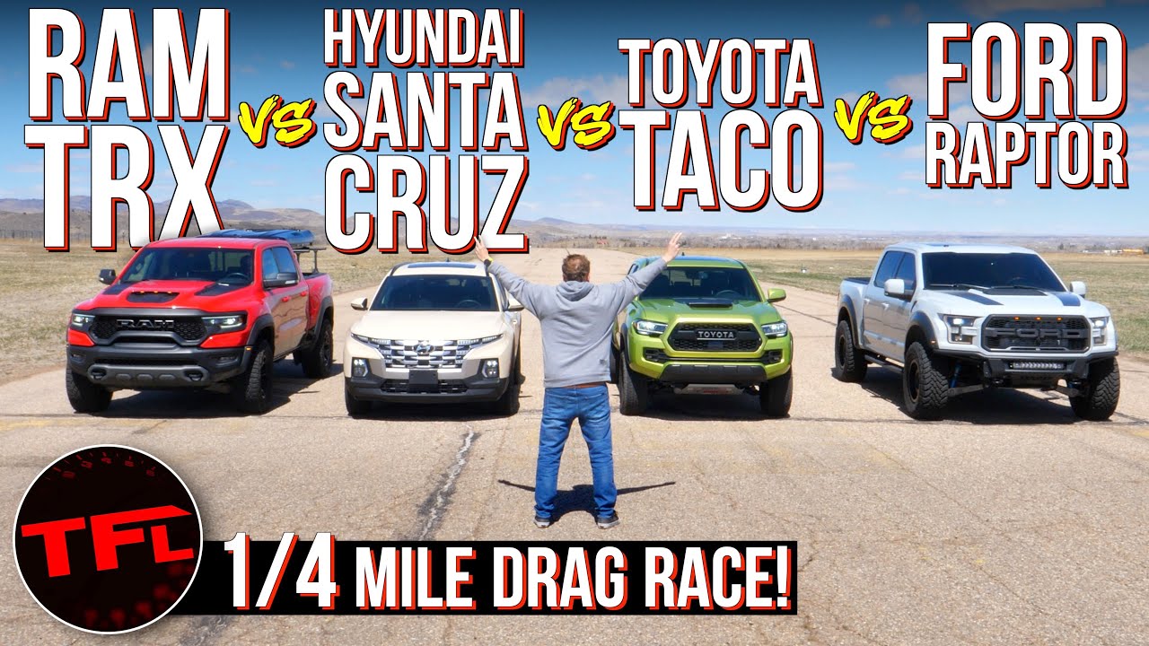 Video What s Quicker the New Santa Cruz or Toyota Tacoma a