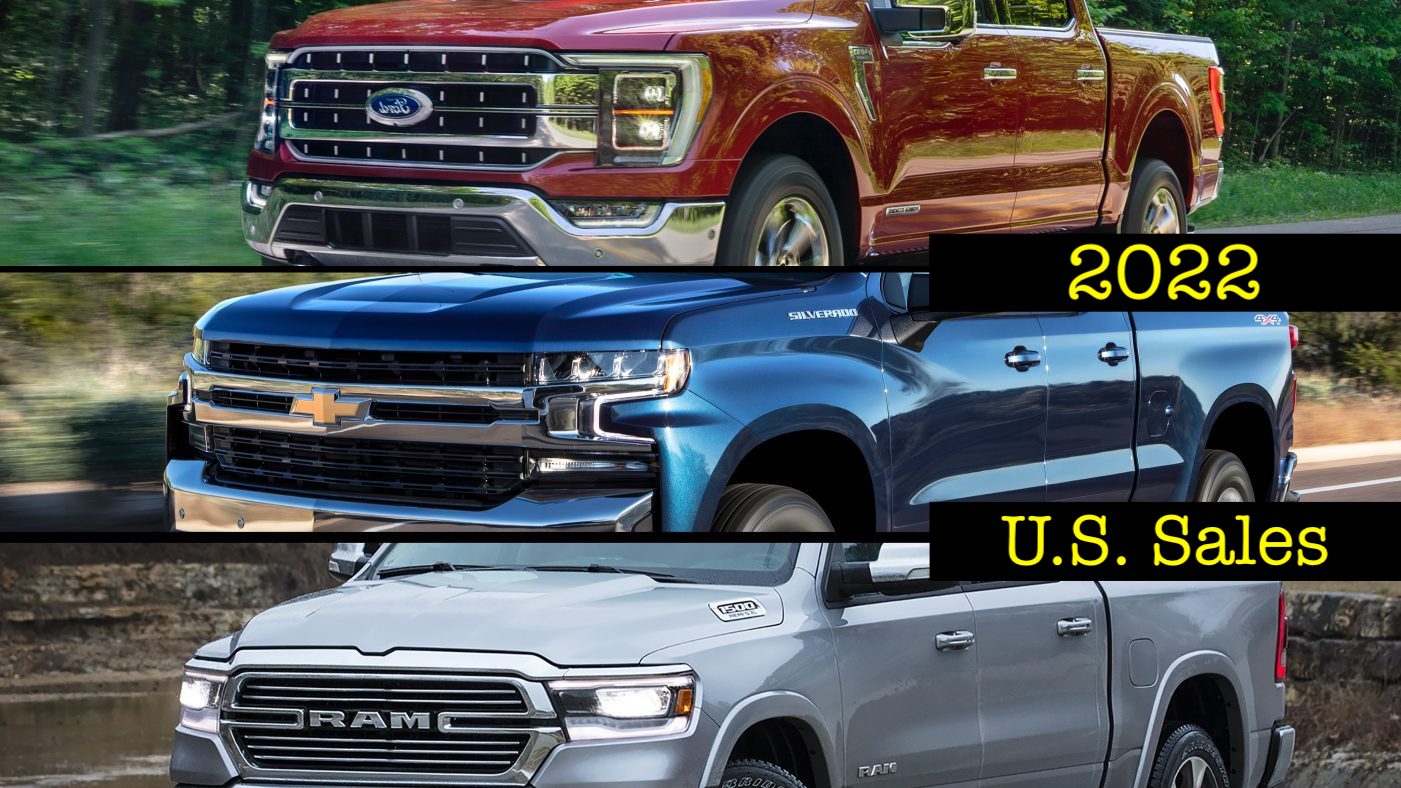 Full size Truck U S Sales Report For 2022 GM Is Still On Top Ram 