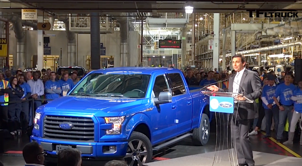 Watch the first 2015 Ford F-150 Roll Off the Assembly Line in Dearborn ...