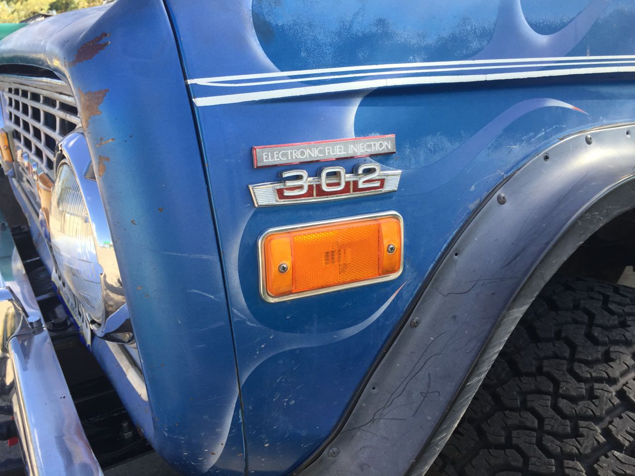 1968fordbroncofuelinjectionbadge The Fast Lane Truck