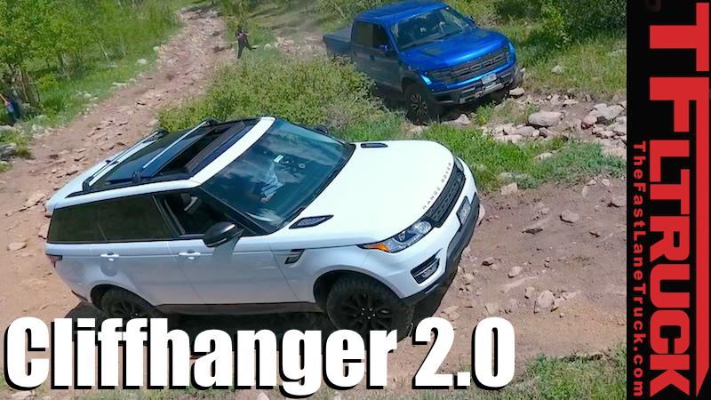 Ford Raptor vs. Lifted Range Rover Sport vs. Cliffhanger 2.0 Extreme ...