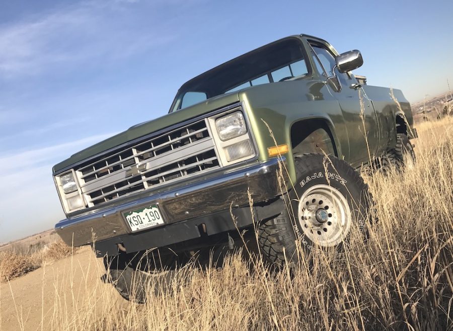 1985 Chevy K10 Big Green Project First Drive with the new Performance