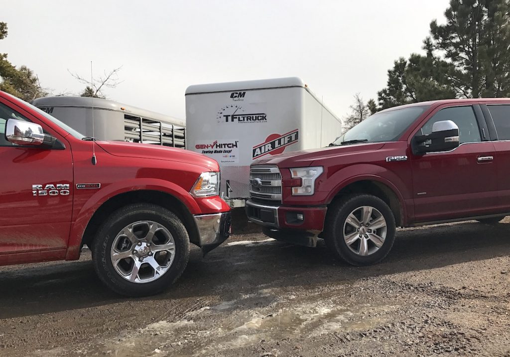 Highway Towing 'Eco' Truck Review: 2017 Ford F-150 EcoBoost vs. Ram 2017 Ford F-150 3.5 Ecoboost Towing Capacity