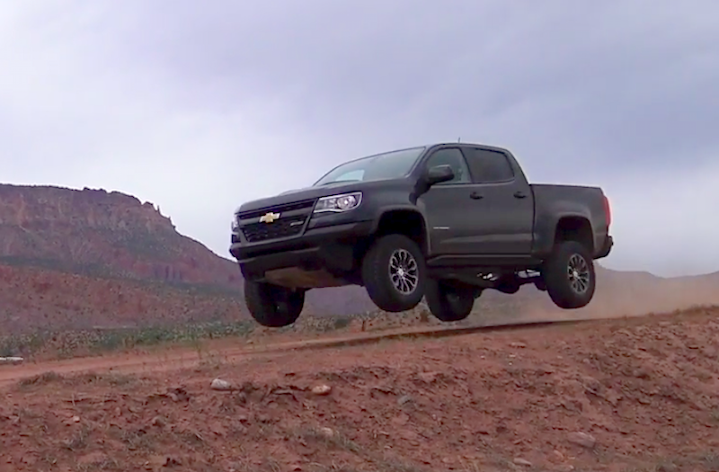 2017 chevy colorado zr2 jump off road