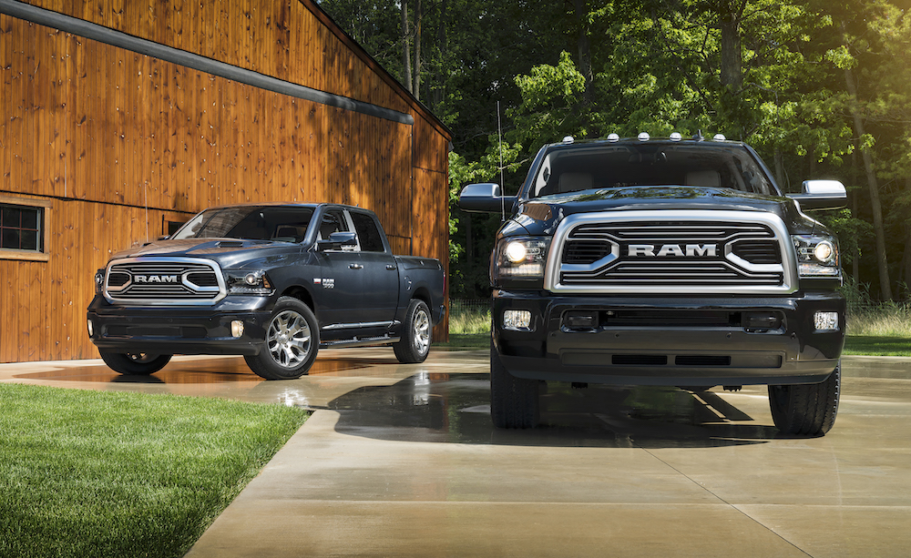 2018 Ram 1500 Limited Tungsten Edition and 2018 Ram 2500 Limited ...