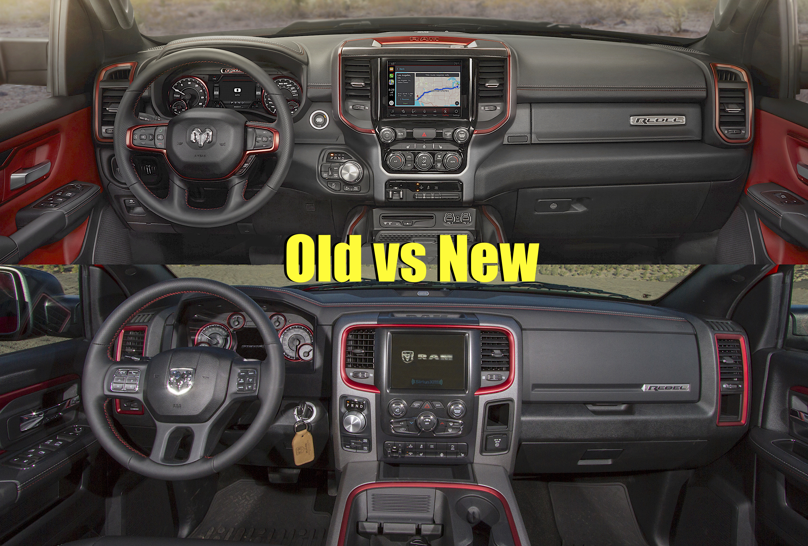 cabriolet lanthan Hændelse 2019 Ram 1500 Interior versus 2018 Compared: What's Changed? - The Fast  Lane Truck