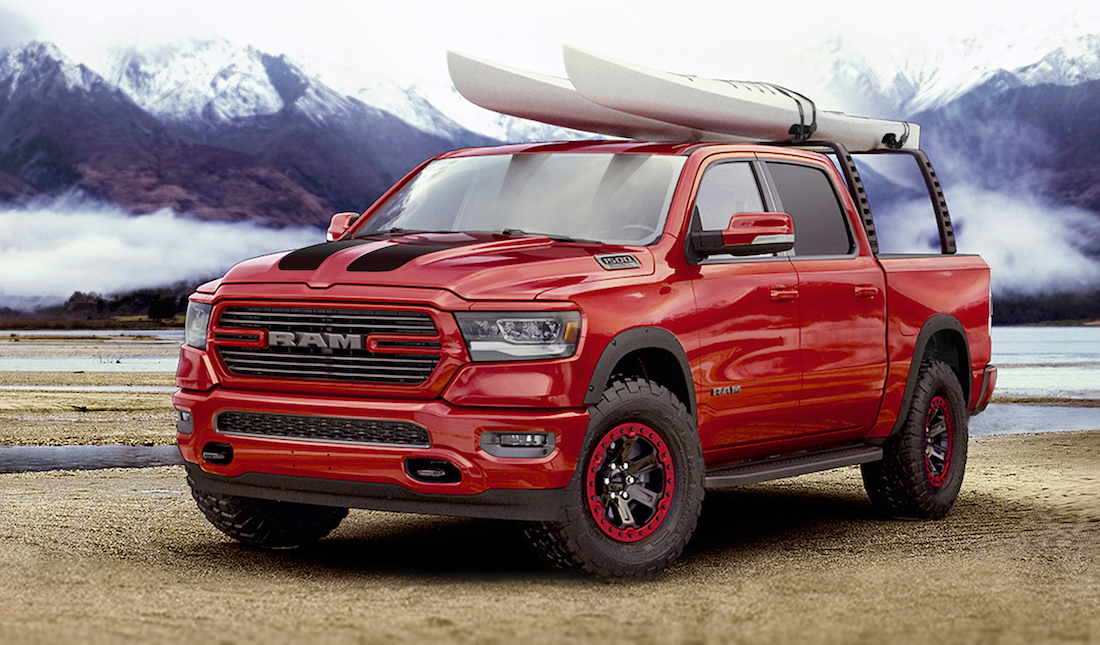 A Lift and Big Tires: Customize the 2019 Ram 1500 with Over 200 Mopar ...