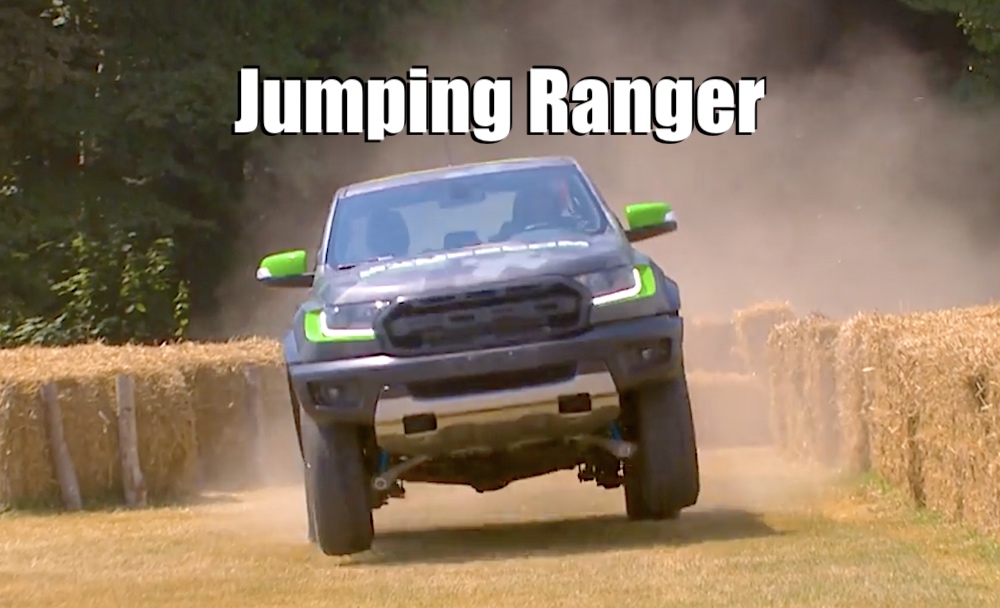 Ford Sends the Ranger Raptor for a Jump at Goodwood - The Fast Lane Truck