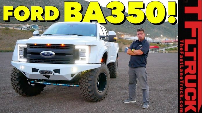 Driving the Ford F350 BA350 - A Giant Super Duty on 43-Inch Tall Tires ...