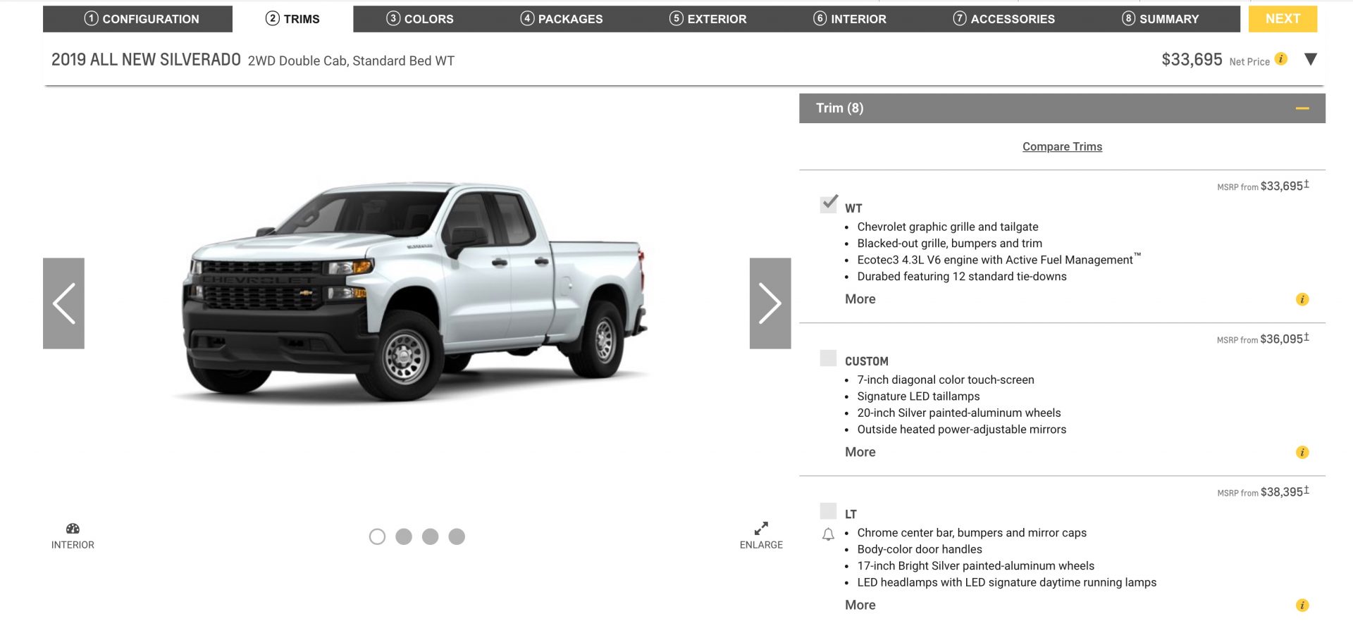 Chevy Truck Configurator