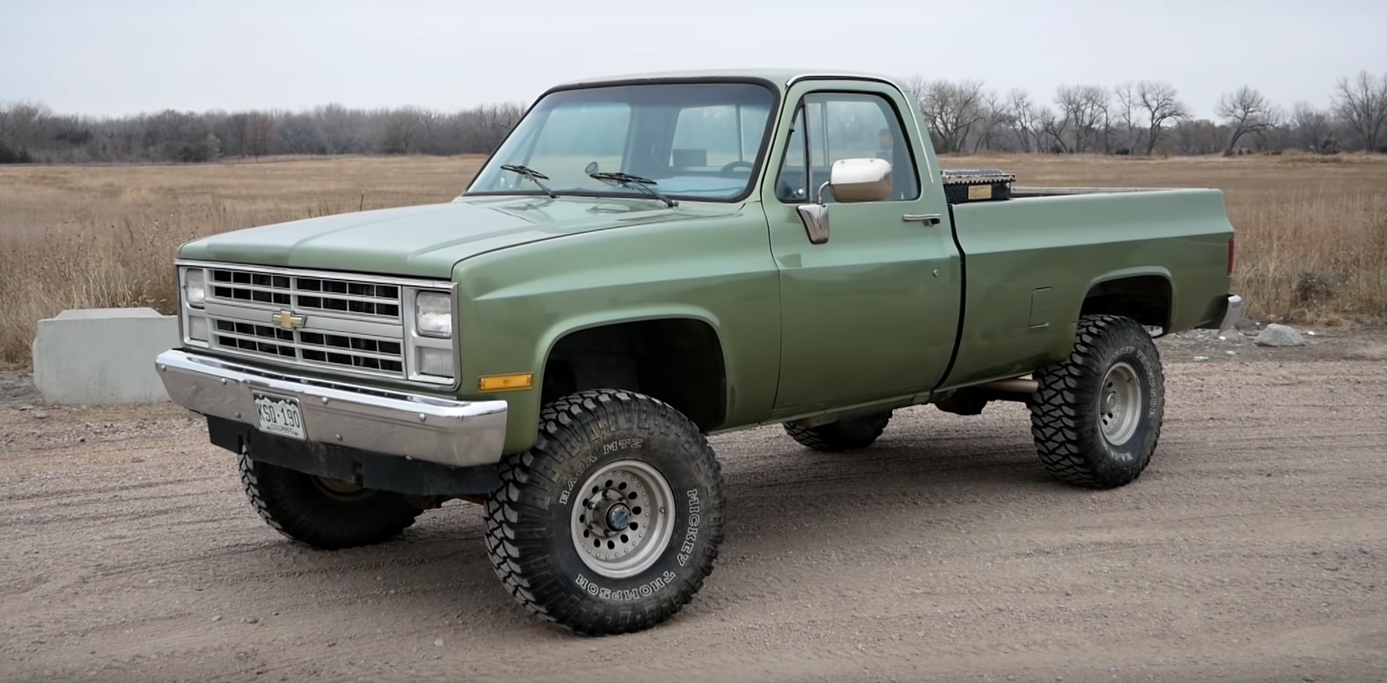 Big Green Goes North: a 1500-Mile Road Trip in a 1985 Chevy K10 (Video