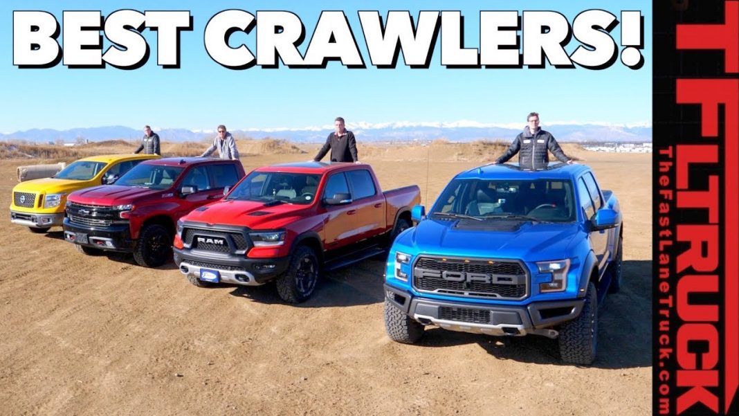 Ford Raptor vs Chevy TrailBoss vs Ram Rebel vs Nissan Titan - World's