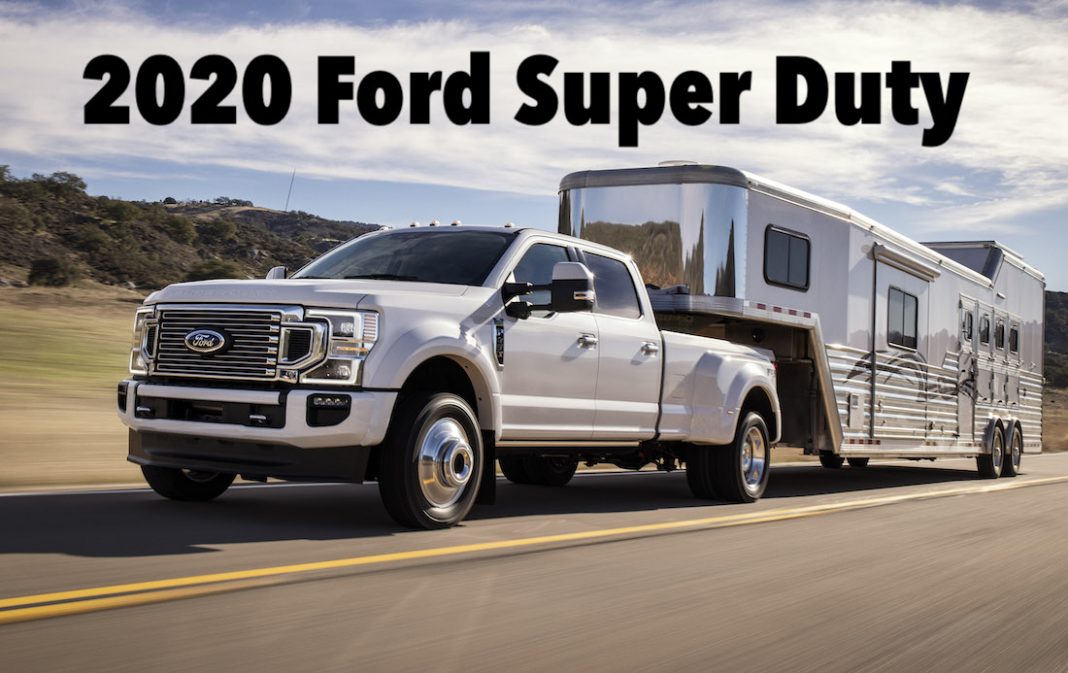 New 2020 Ford Super Duty Gets More Diesel Power and a new 7.3L Gas V8 ...