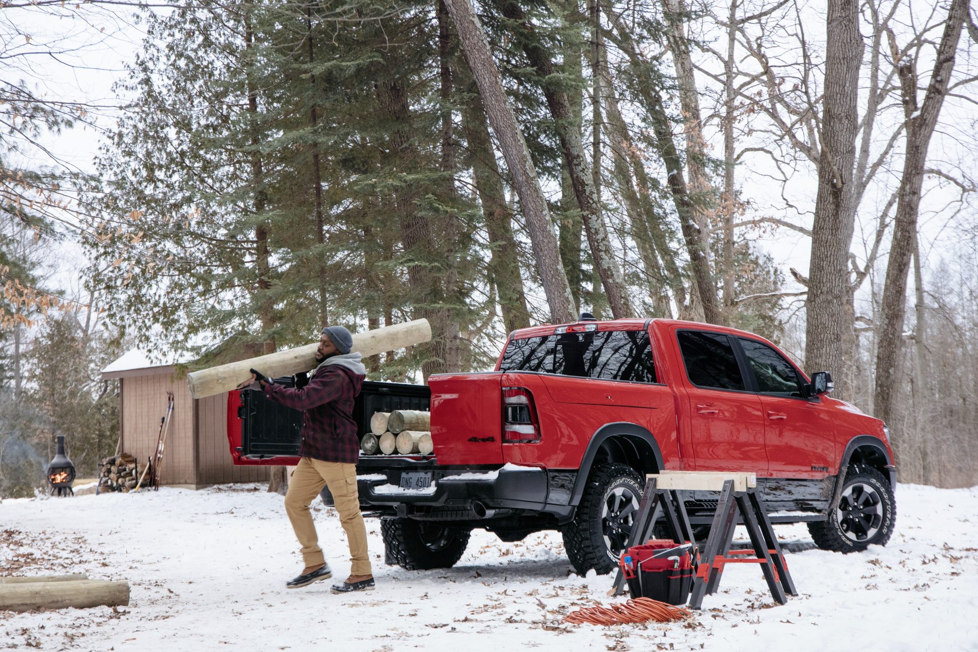 2019 Ram 1500 Multifunction Tailgate Adds Barn Doors to the Bed The