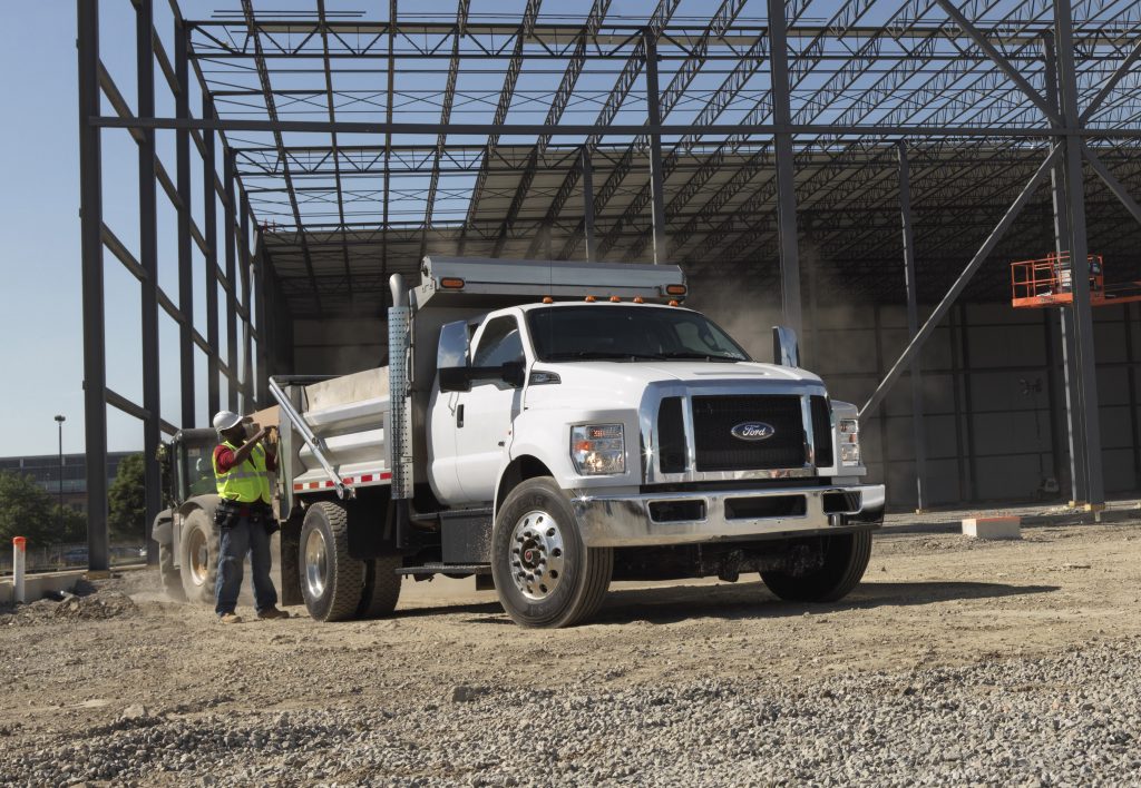 new ford f600 packs big truck capability in a smaller