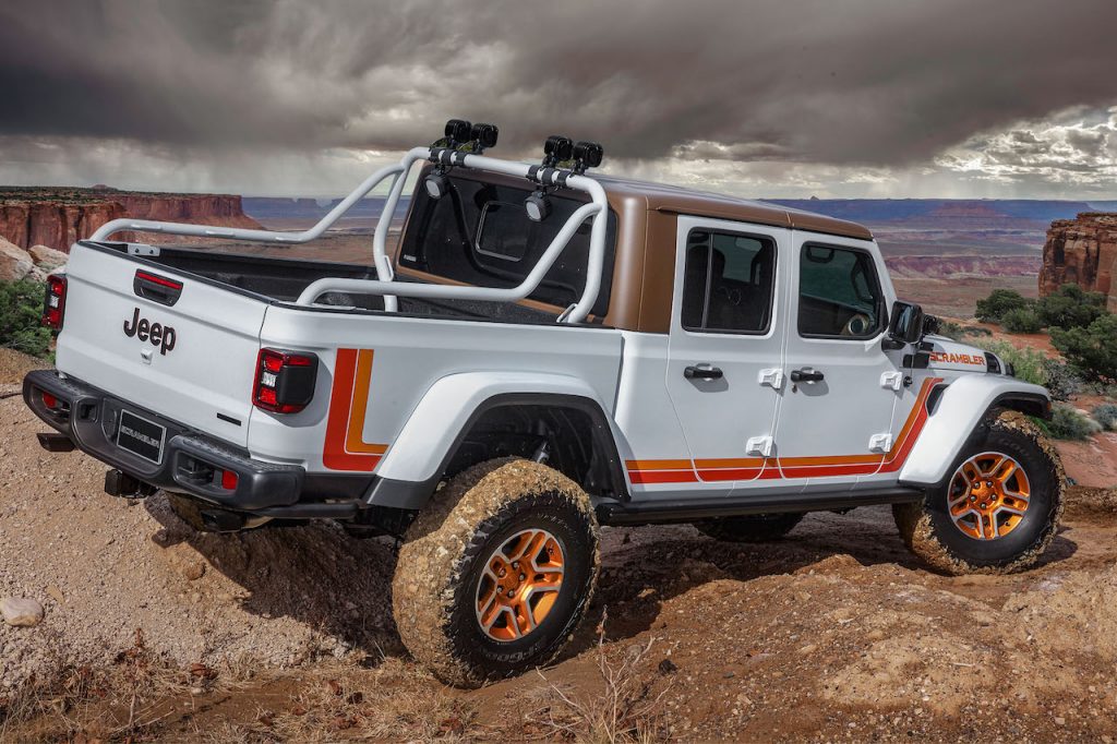 Two-Door Jeep Gladiator Truck and a Hellcat-Powered Full-Size Monster ...