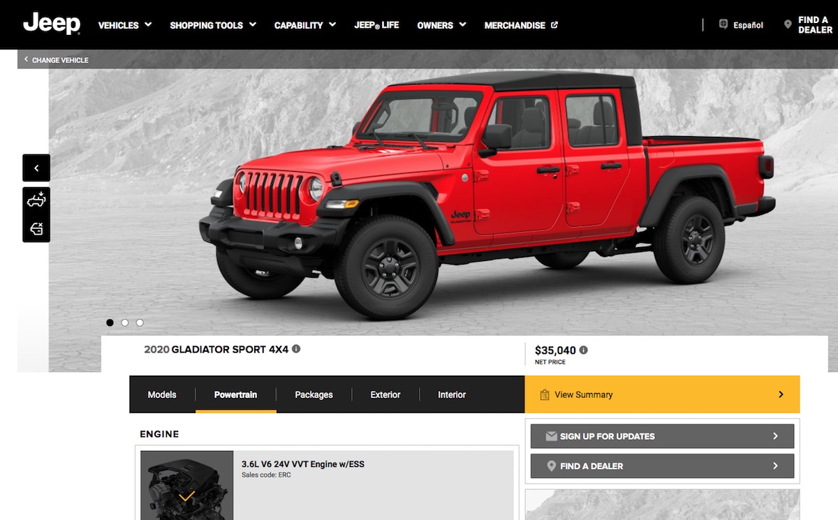 2020-jeep-gladiator-price-configurator - The Fast Lane Truck