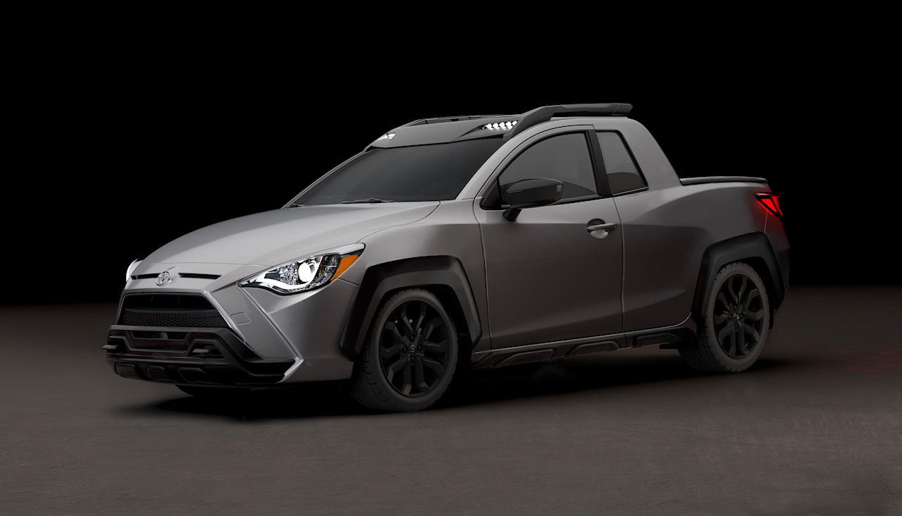 2020 Toyota Yaris Adventure Pickup Truck Has 297 Pounds of Payload and ...