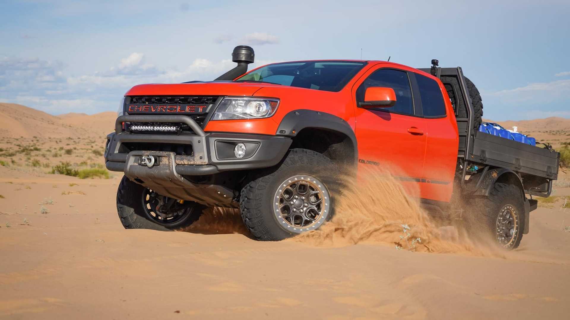 Chevy Colorado Zr Bison Tray Bed By Aev Adds Serious Versatility The