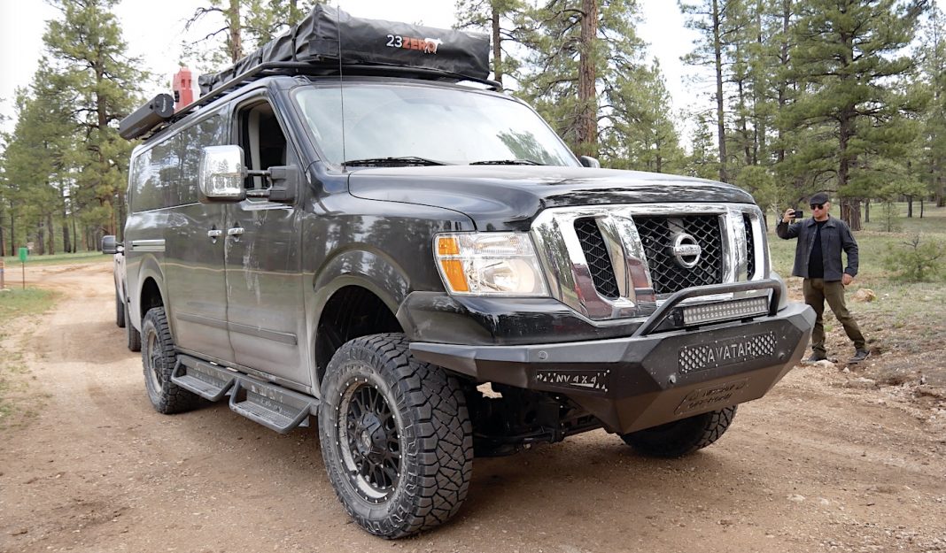 Nissan NV 4x4 A Massive Overland Van with a V8 and a Factory Warranty