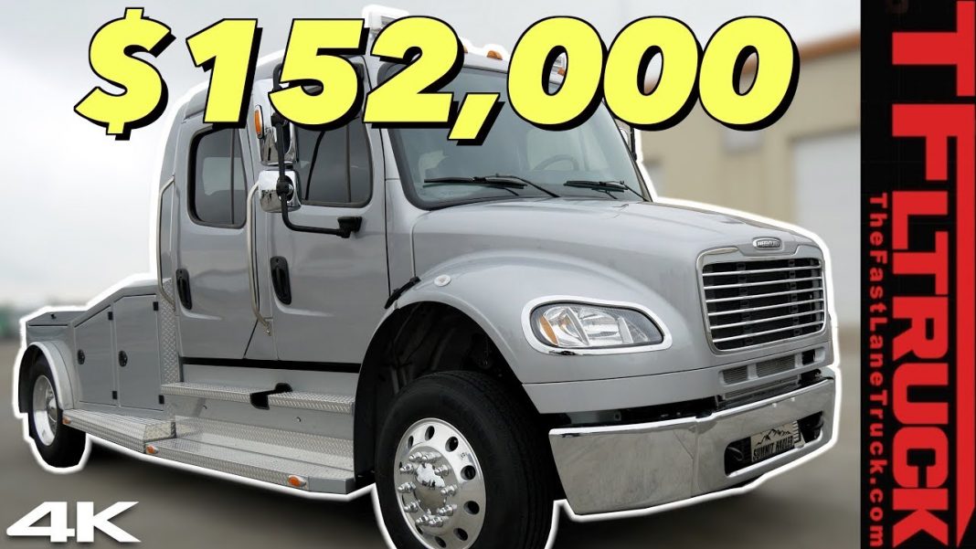 Move Over, Dually This 2020 Freightliner M2 Summit Hauler Big Rig