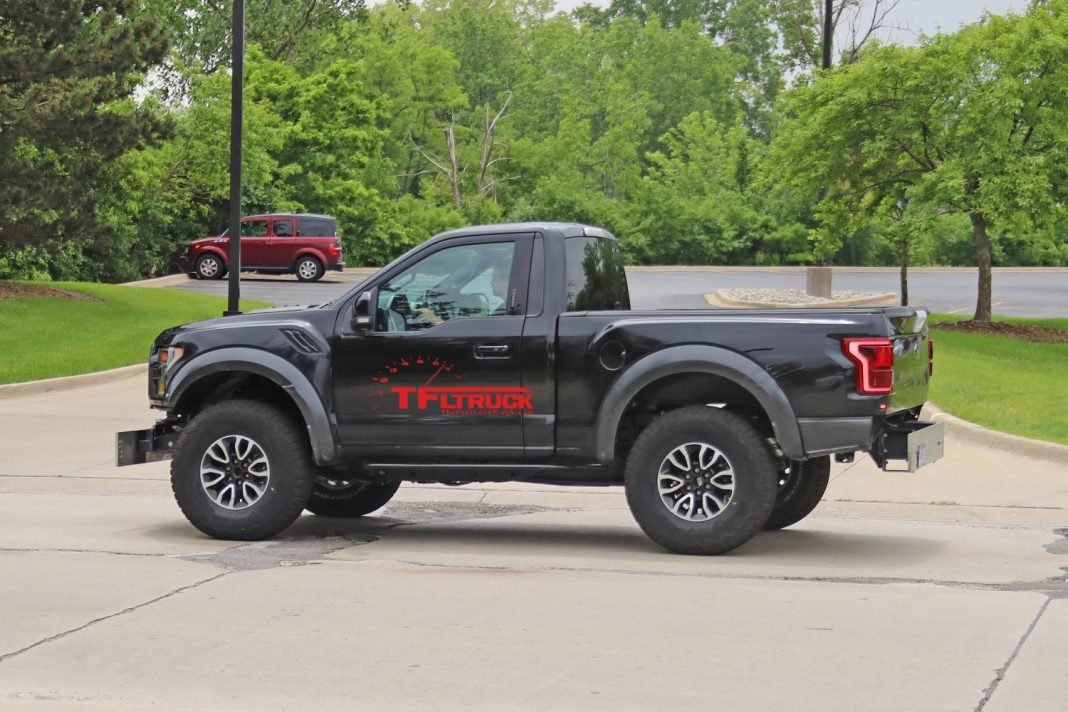 Spied! Single Cab Ford F-150 Raptor Caught Testing...Or Is It A Bronco ...