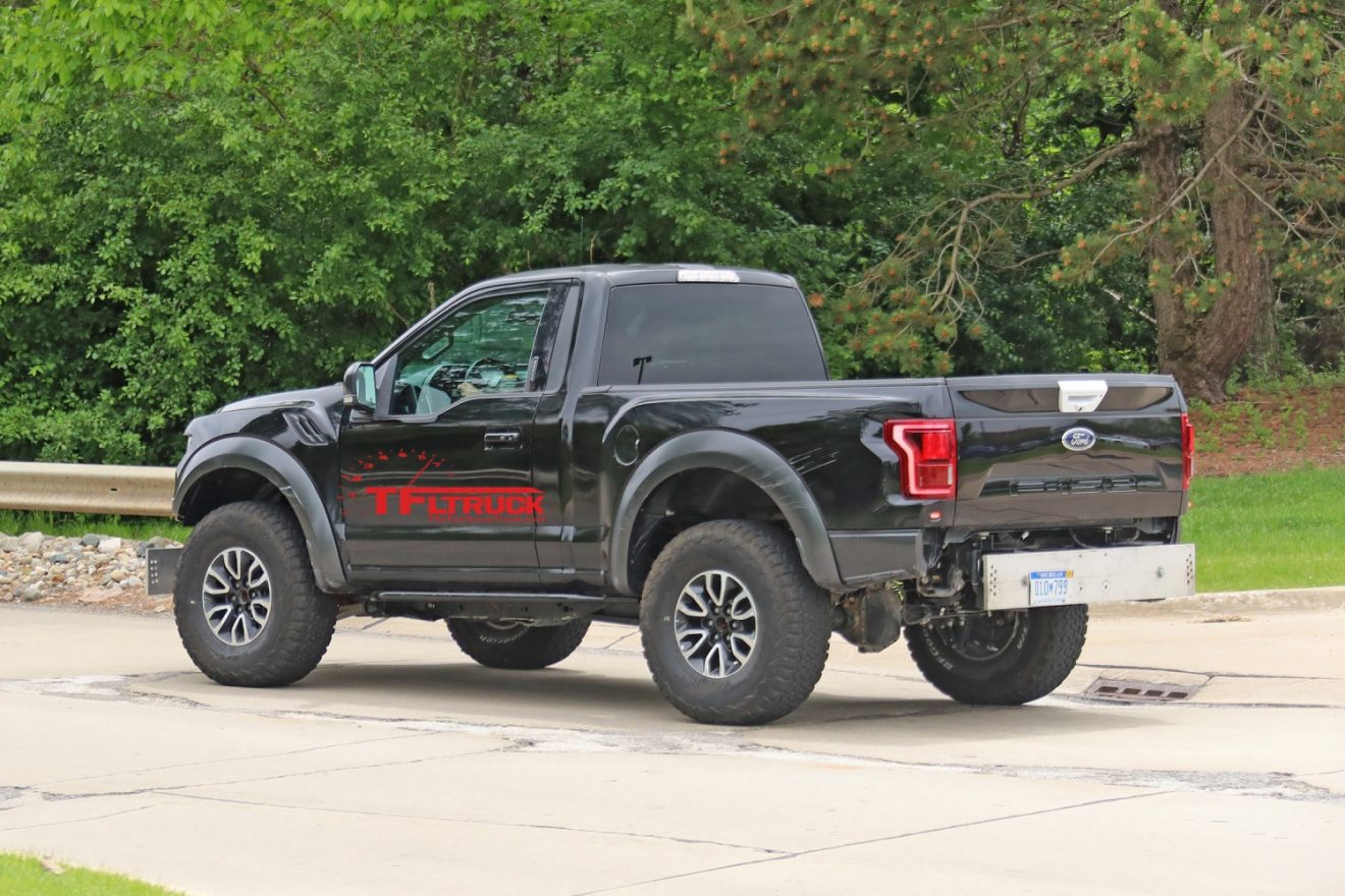 Spied! Single Cab Ford F-150 Raptor Caught Testing...Or Is It A Bronco ...