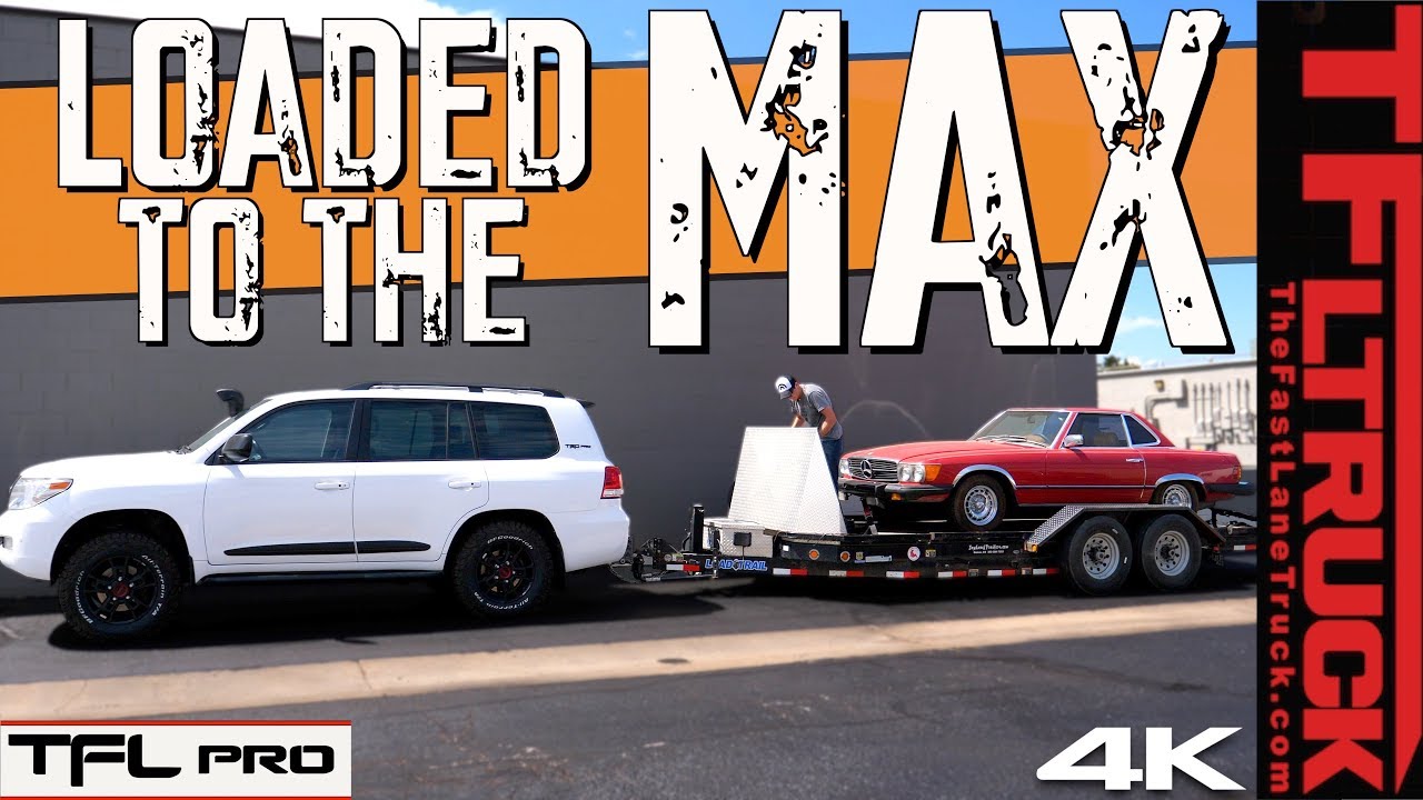 We Max Out The Toyota Land Cruiser TFL Pro To See How It Tows! TFLpro