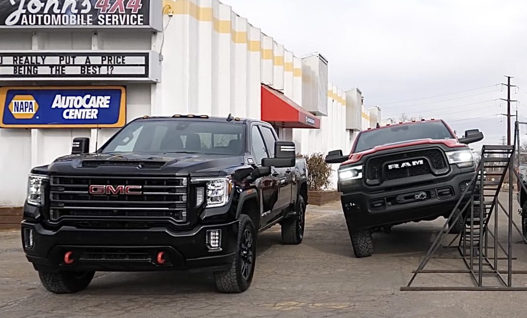 Ram Power Wagon Vs Gmc Sierra Hd At4 Youll Be Surprised Which One Has