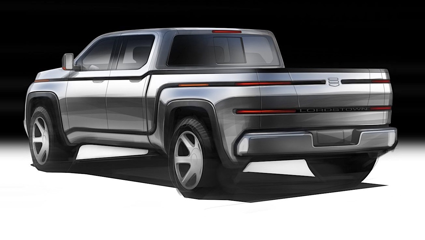 lordstownmotorselectricpickuptruckrear The Fast Lane Truck