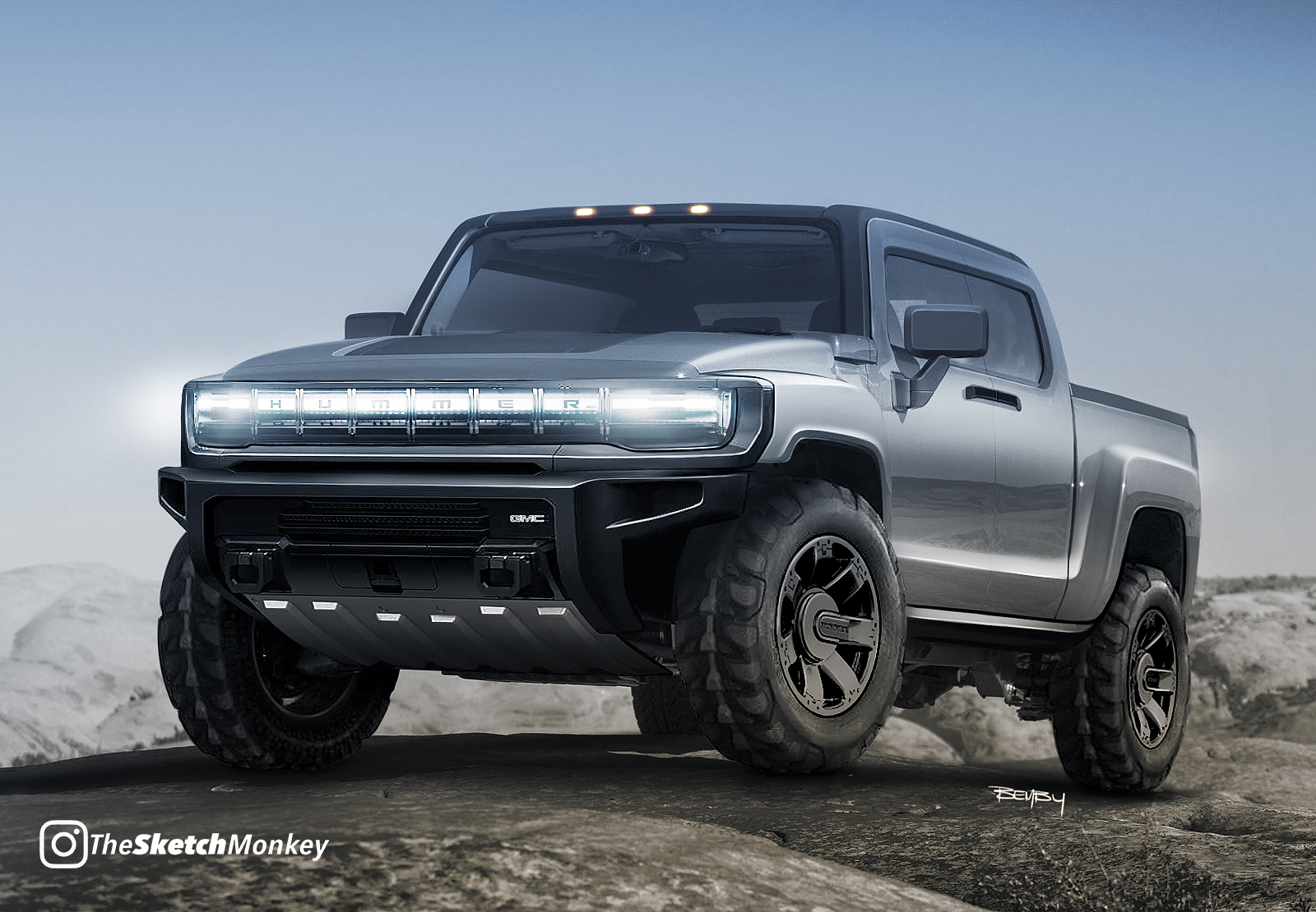 Will the New 112 GMC Hummer H12 Be Similar to a Chevy Avalanche