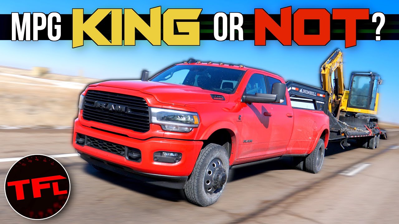 New Ram 3500 Cummins Takes On Our 30,000 Lbs MPG Challenge Against GMC