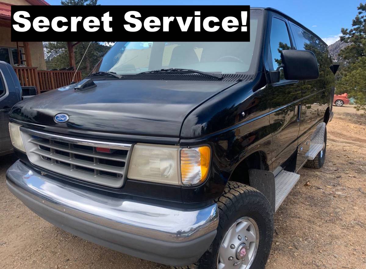 Secret Service 1994 Ford E350 4X4 Van 