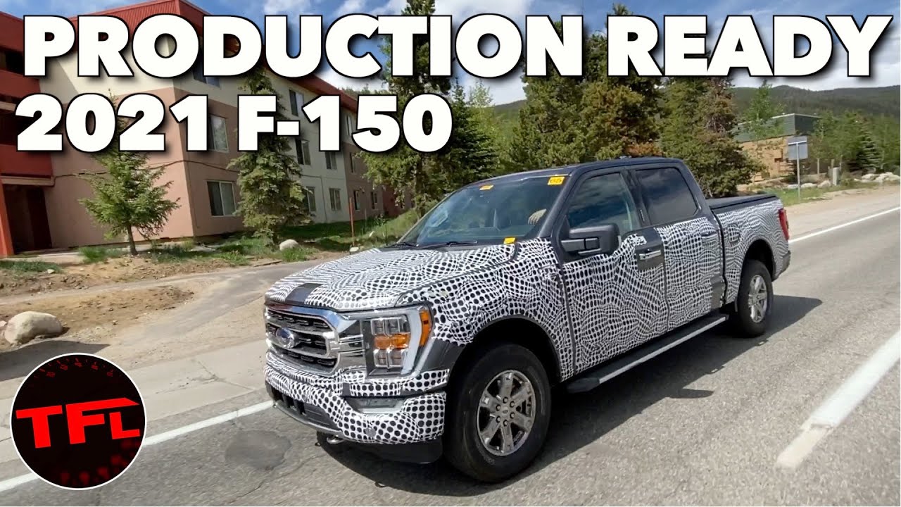 2021 ford f150 caught driving with almost no camouflage