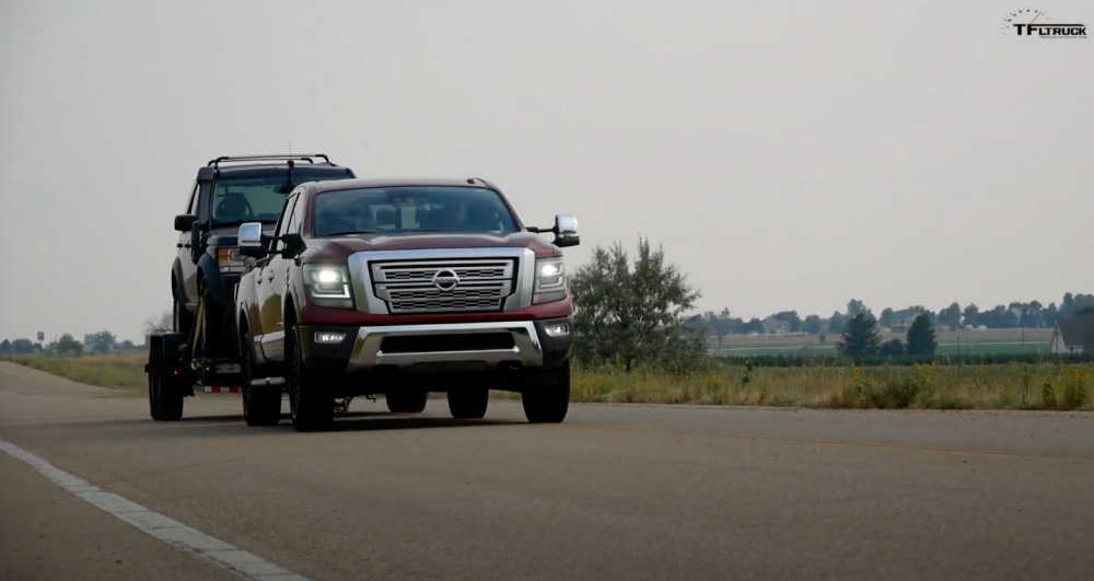 2020 Nissan Titan XD 0-60 tow - The Fast Lane Truck