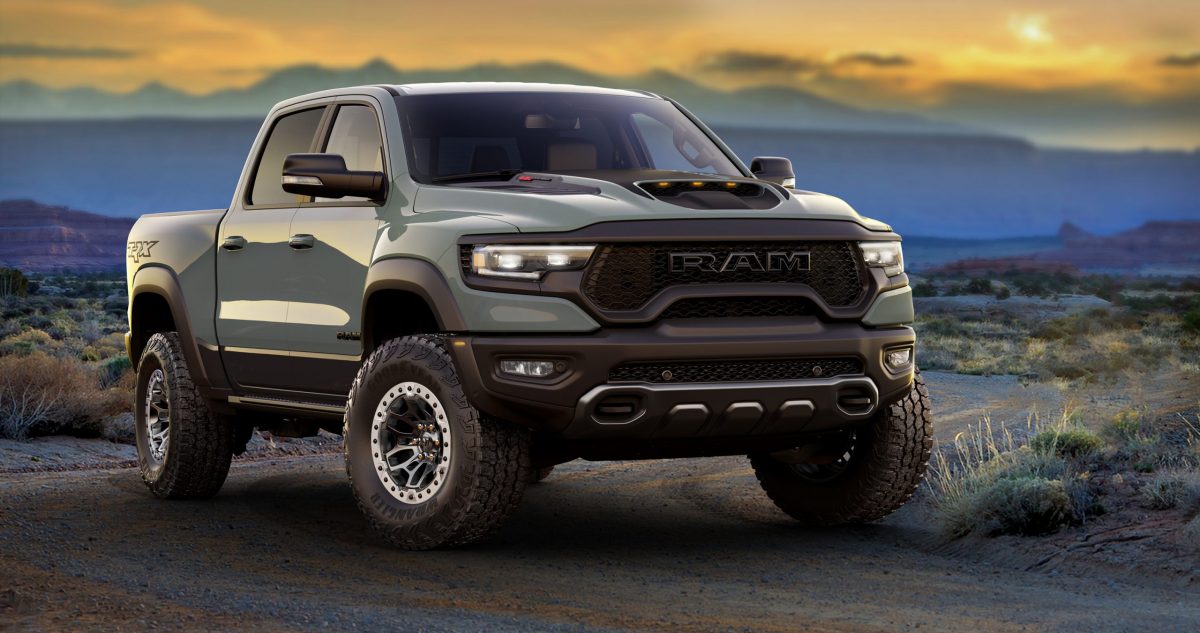 2021 Ram 1500 TRX Launch Edition front 3/4 - The Fast Lane Truck