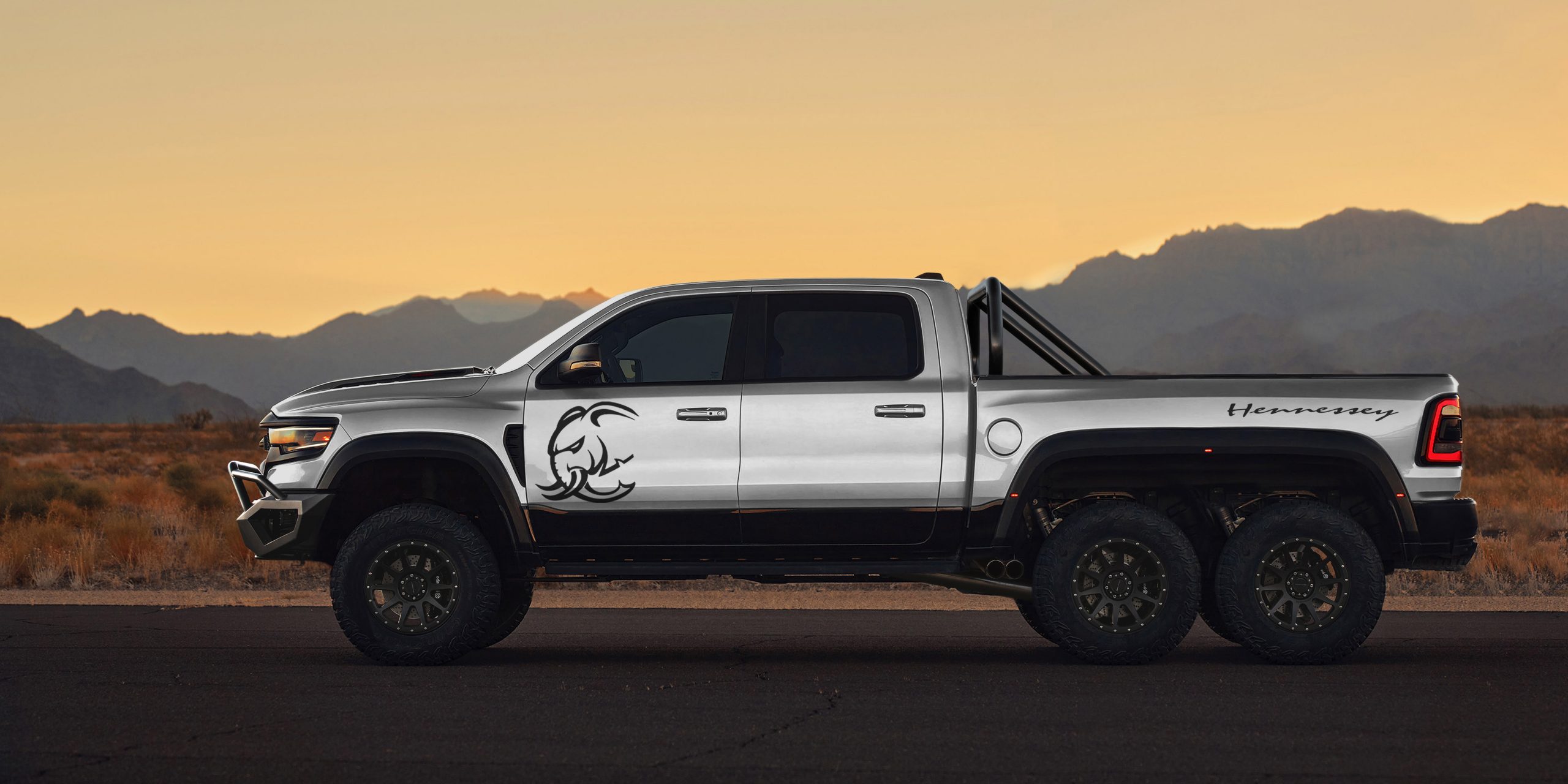 The 1,200 Horsepower Hennessey Mammoth 6X6 Takes A TRX And Makes It