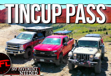 Jeep Gladiator, Chevy Silverado Trail Boss, Ford F-250 vs. Tincup Pass (No Pavement Needed, Ep.3) Ford F-350 Jeep Gladiator Rubicon Chevy Silverado Trail Boss
