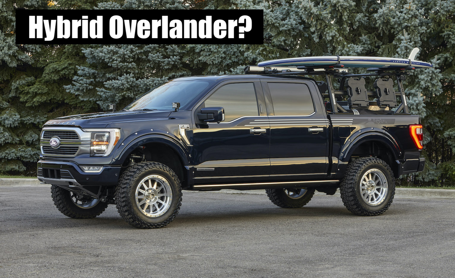 New Ford F-150 Hybrid Overland Truck? SEMA Build - The Fast Lane Truck