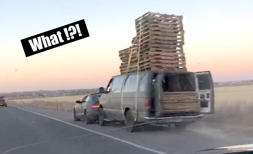 ford e-series van hauling towing