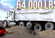Video: I Drive a New 64,000 Lbs Western Star 49X Dump Truck on an Off-Road Course 2021 western star 49x heavy haul dump truck off-road review test