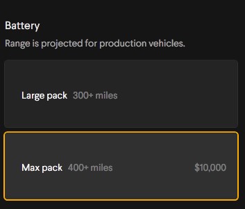 2021 Rivian R1T build page