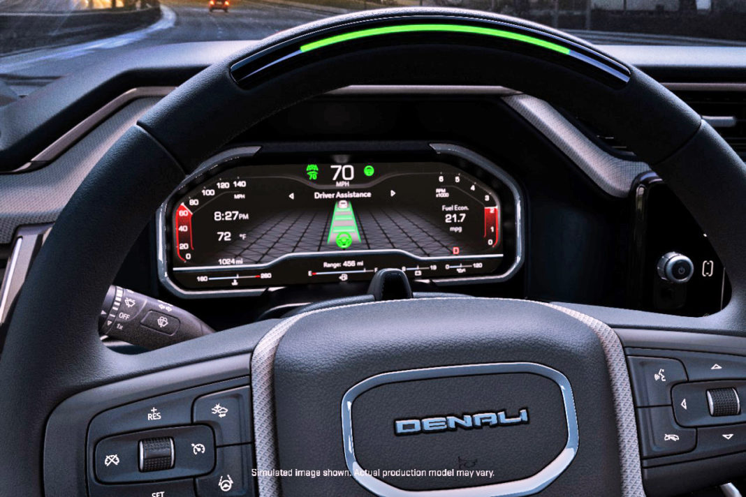 gm super cruise steering wheel