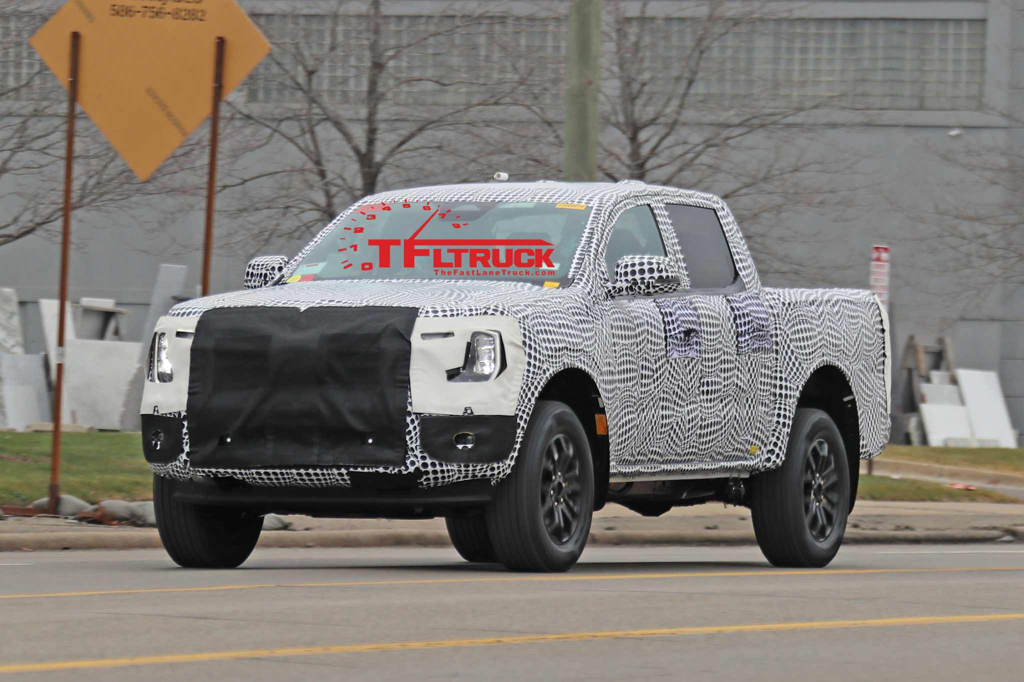 Video Spied: Next-Gen 2023 Ford Ranger Bulks Up With New Front End, But