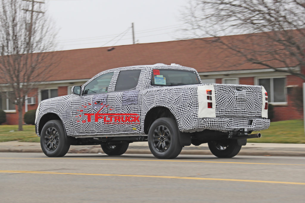Video Spied: Next-Gen 2023 Ford Ranger Bulks Up With New Front End, But
