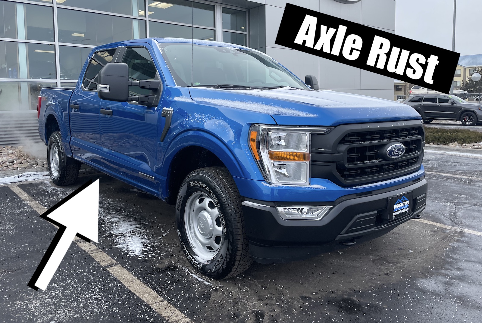 Updated My New 2021 Ford F 150 Has Axle Rust After 650 Miles Of Ownership The Fast Lane Truck