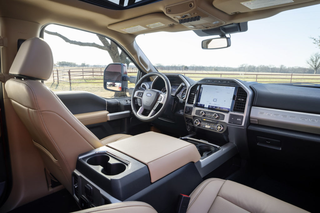 2022 ford super duty interior lariat tremor